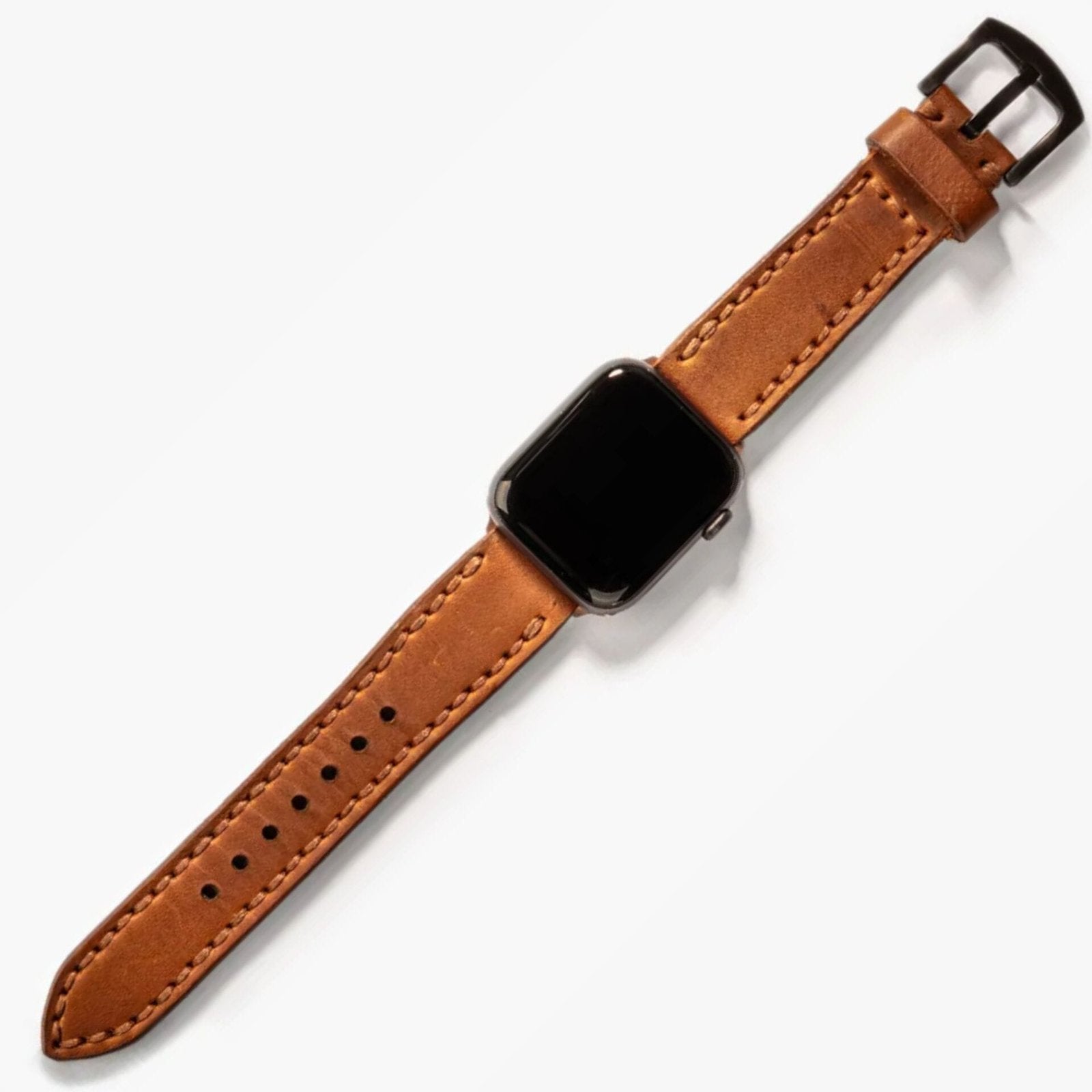 Çift Katlı Deri Apple Watch Kayışı - Cat