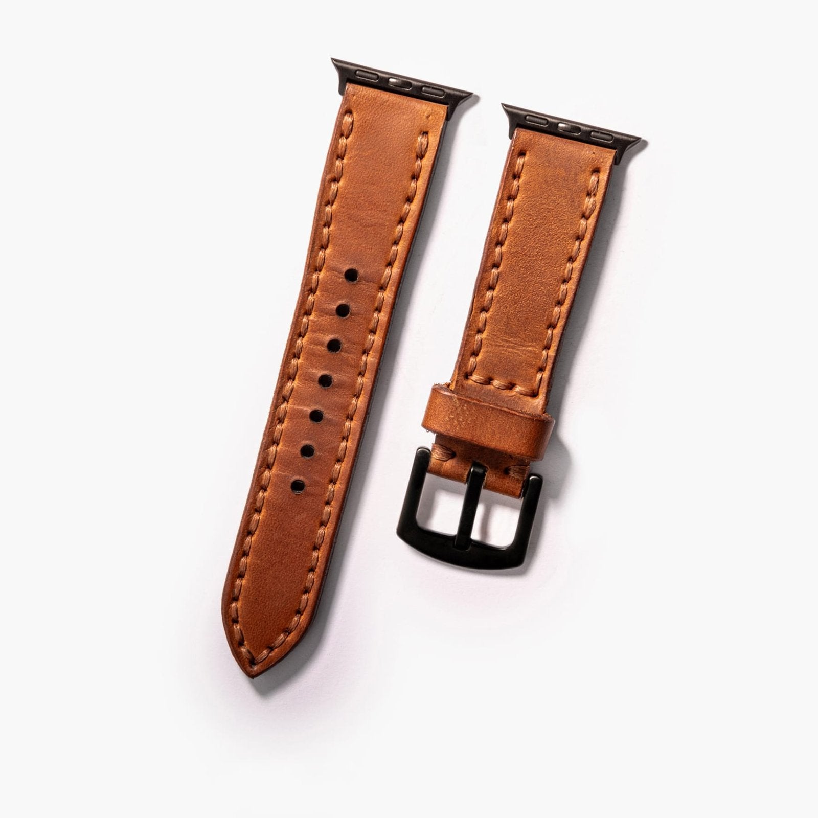 Çift Katlı Deri Apple Watch Kayışı - Cat