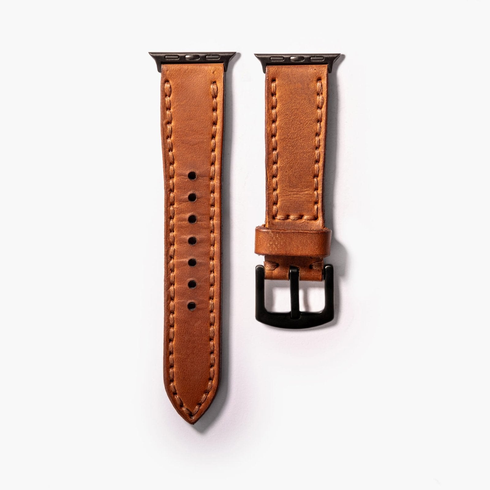 Çift Katlı Deri Apple Watch Kayışı - Cat