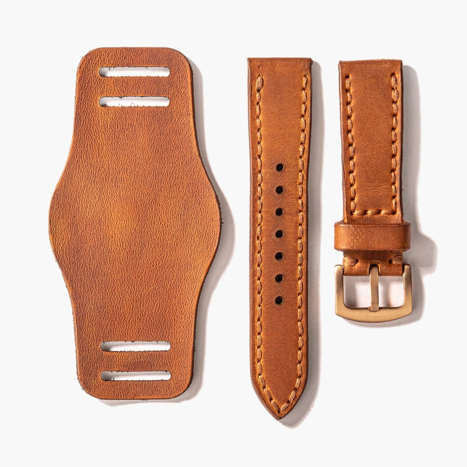 Bund Çift Katlı Deri Kayış - Cat