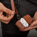 TABA Deri Airpods Kılıfı el yapımı hakiki deri - DeryCraft