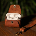 TABA Deri Airpods Kılıfı el yapımı hakiki deri - DeryCraft