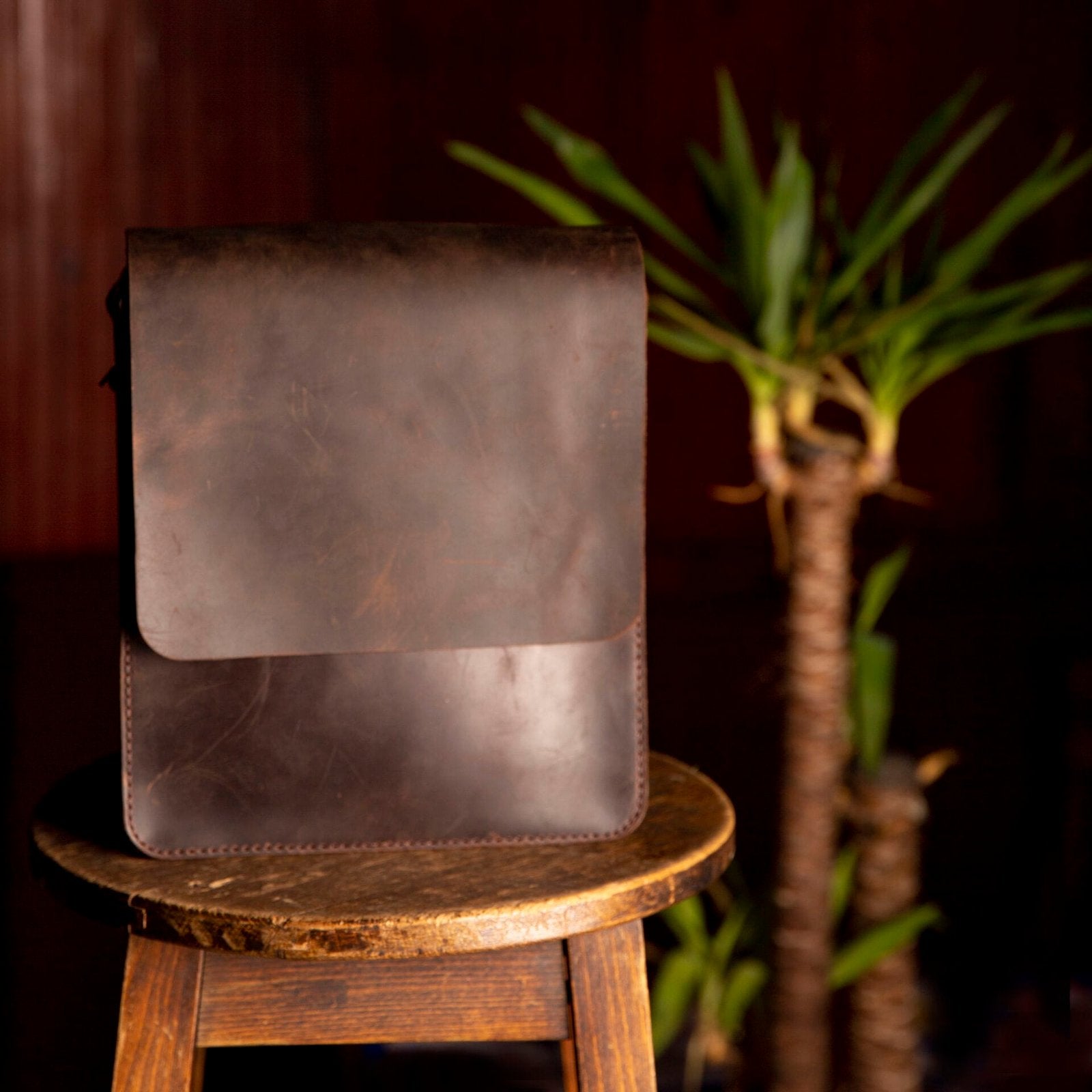 Deri Postacı Çantası (Edith)