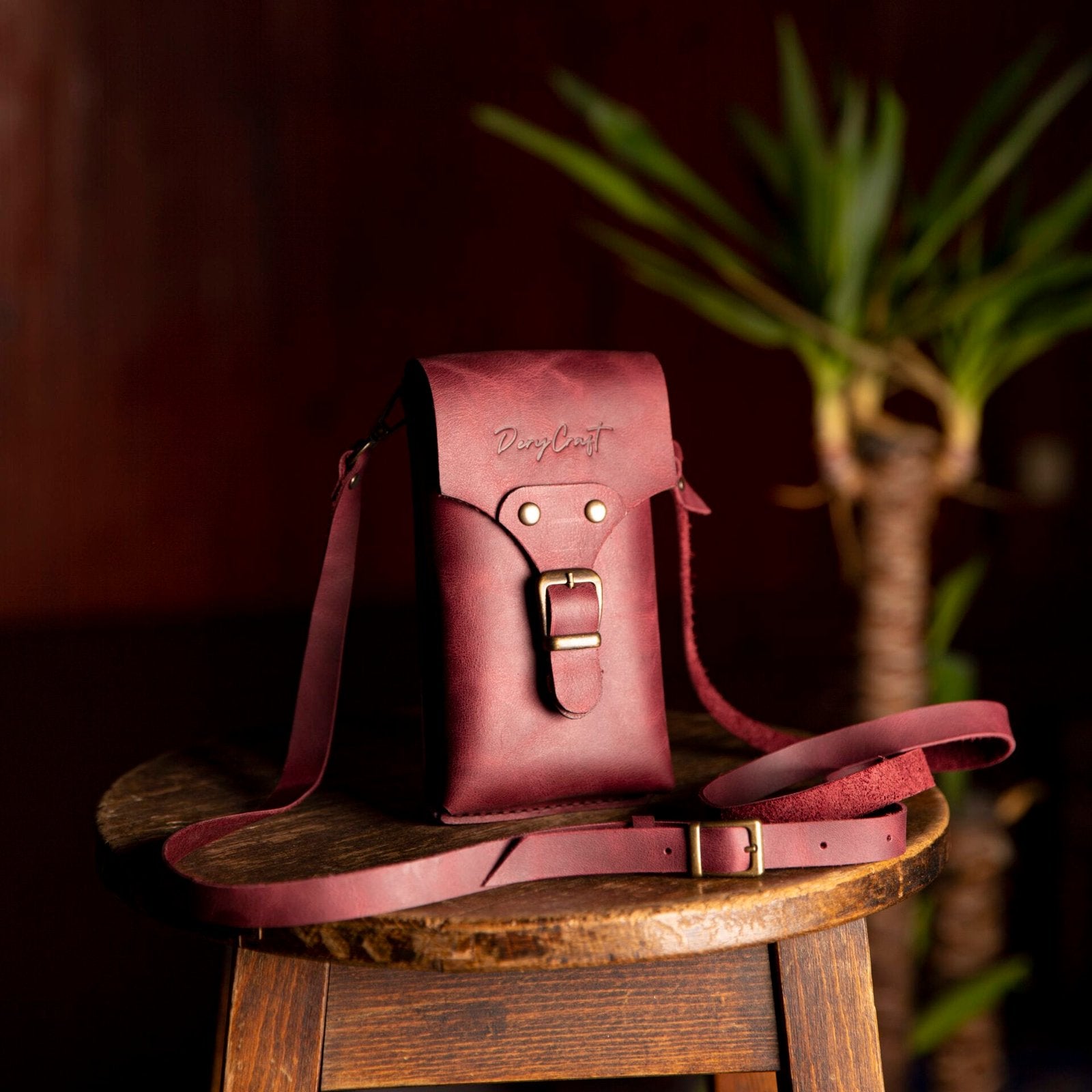 Deri Telefon Çantası (Skye)