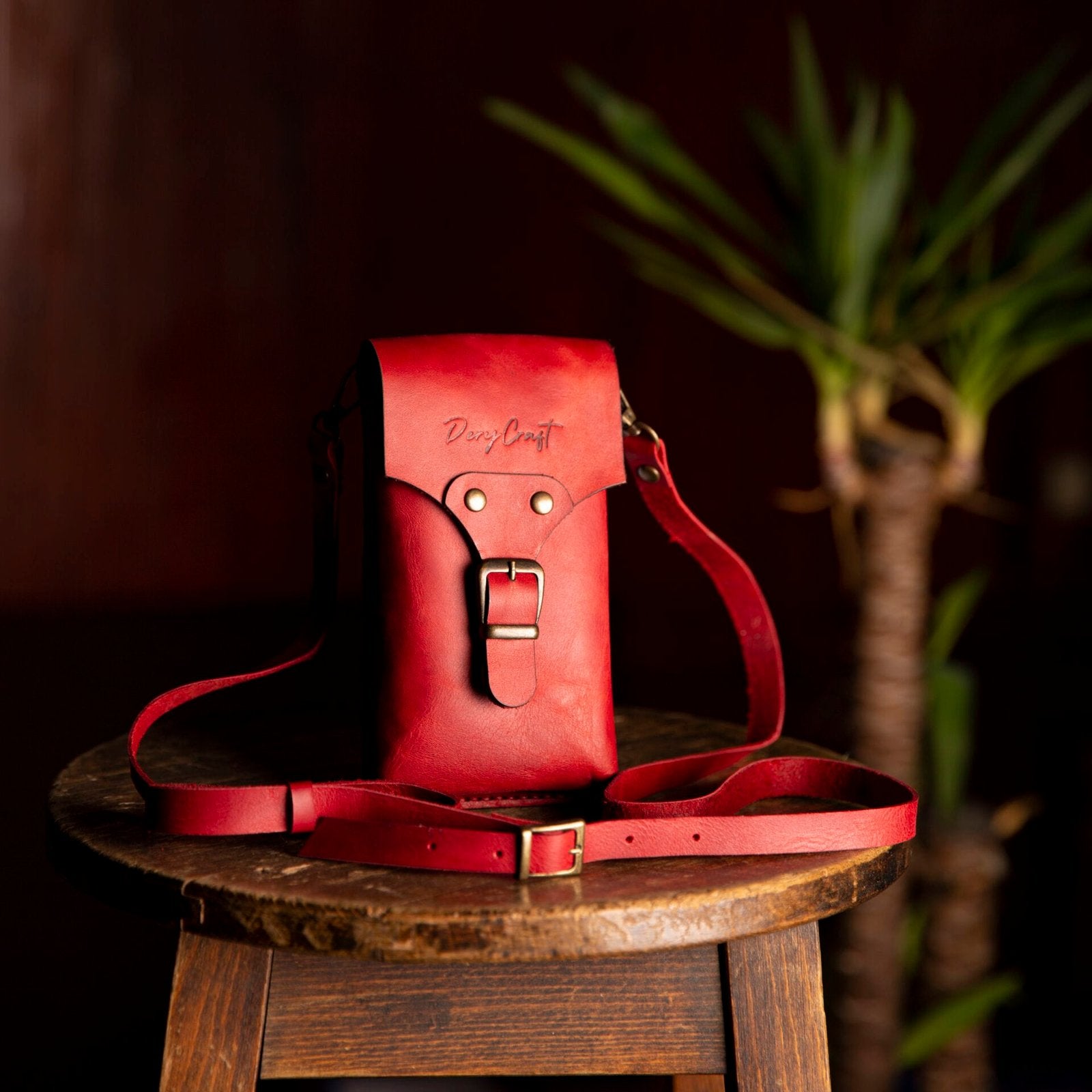 Deri Telefon Çantası (Skye)