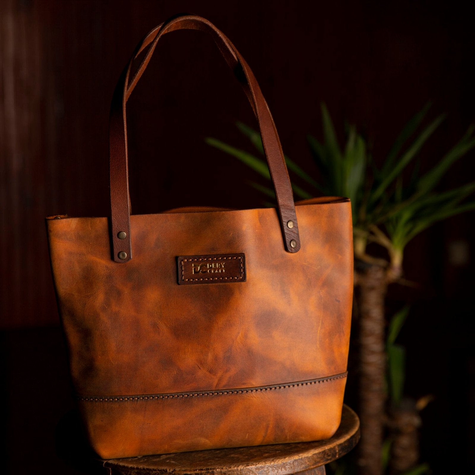 Deri Tote Çanta Küçük (Vera)