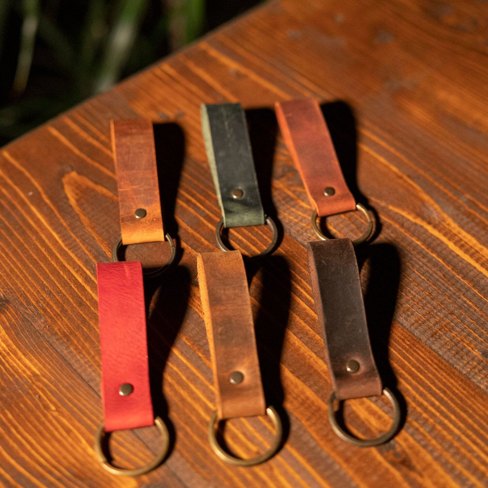 Klasik Deri Anahtarlık