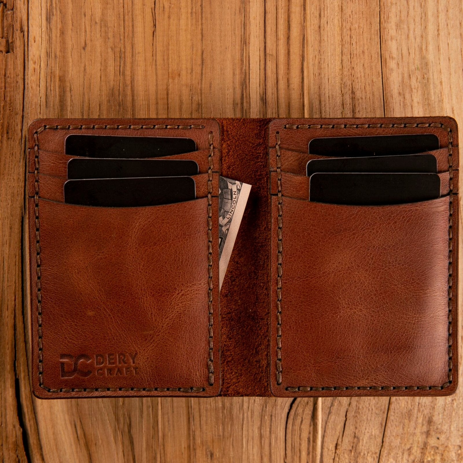 Dikey Deri Kartlık (Paragon Midi)